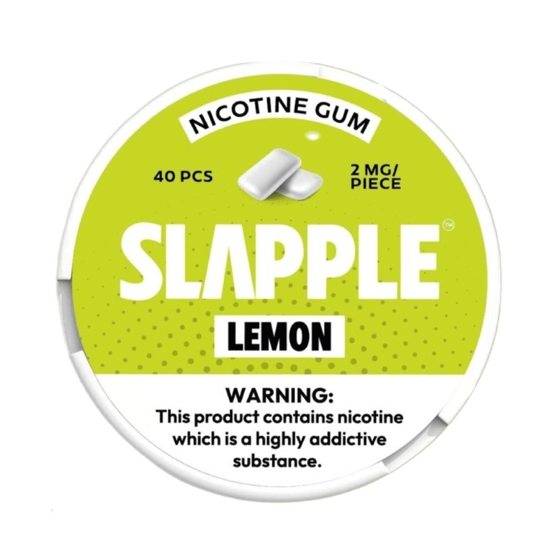 lemon slapple nicotine gum