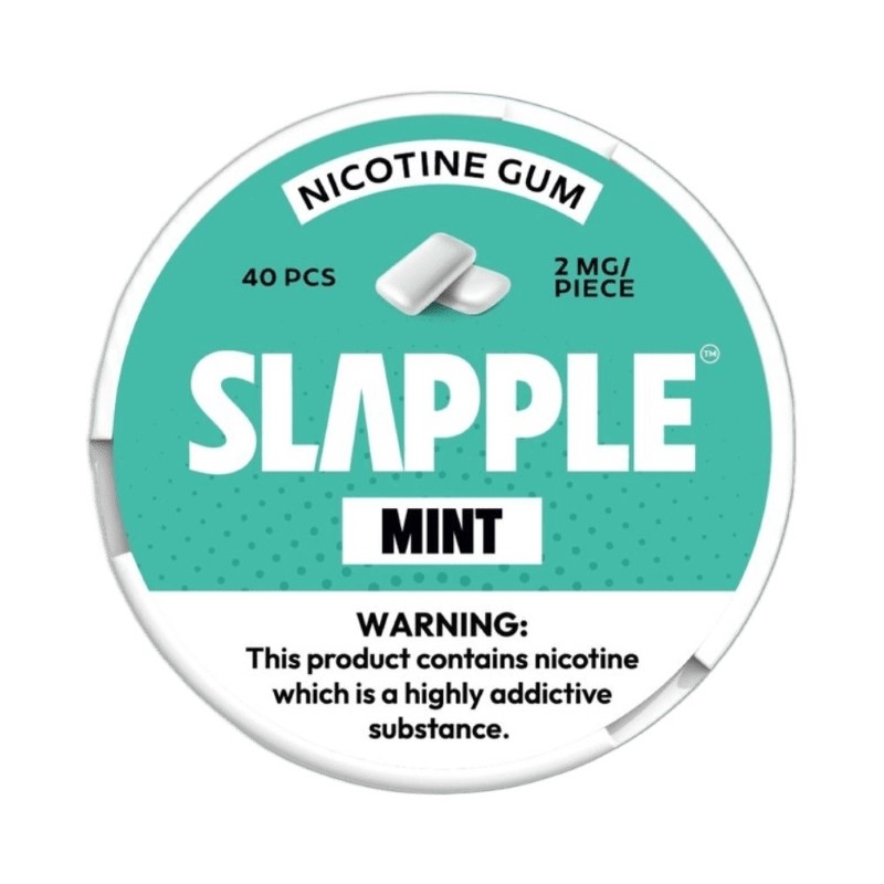 mint slapple nicotine gum