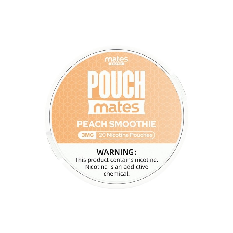 peach smoothie mates brand pouchmate nicotine pouches
