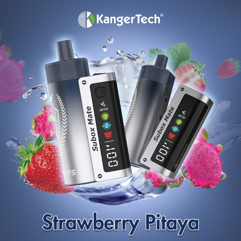 strawberry pitaya kanger subox mate 50k d-pod disposable vape