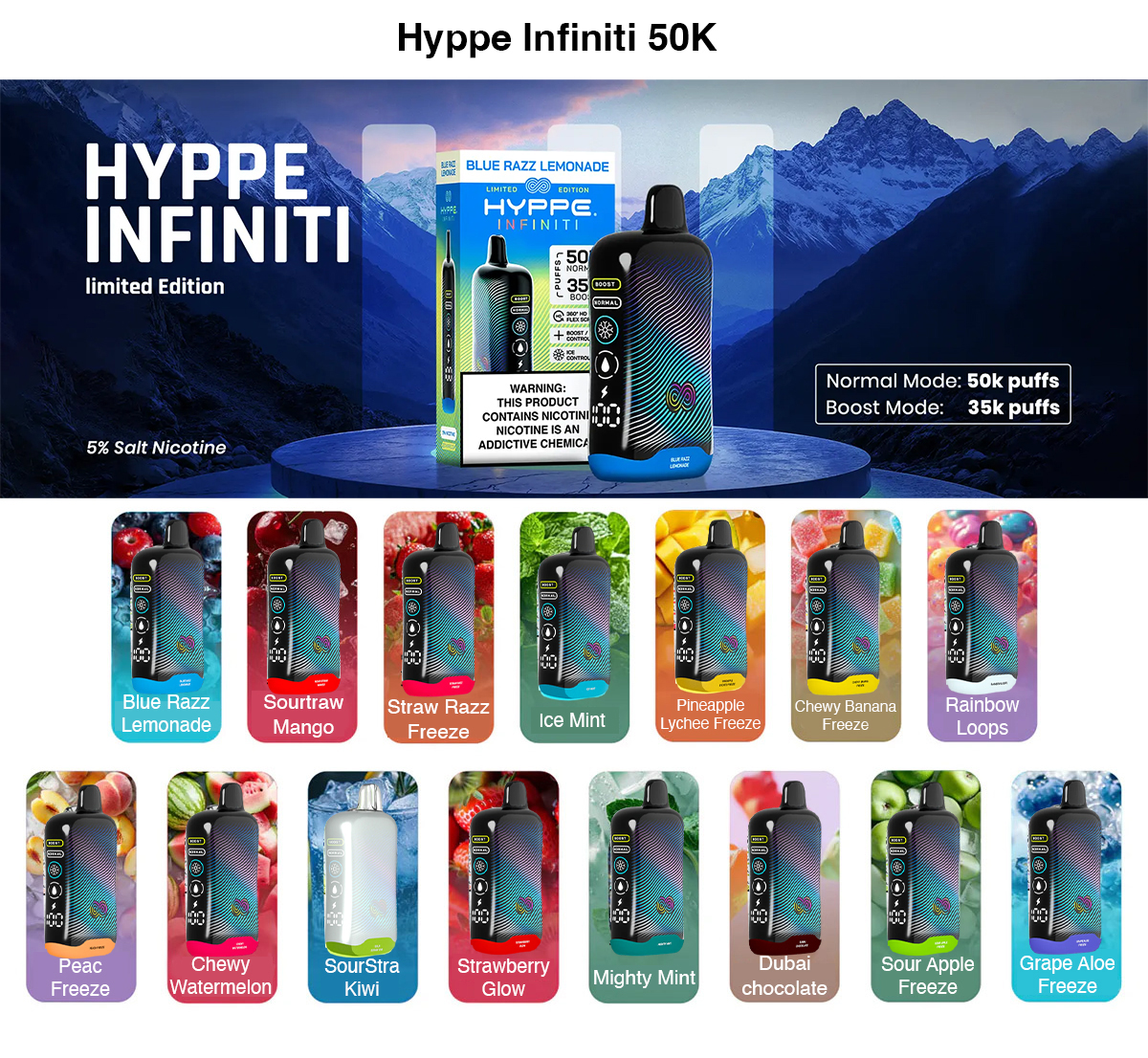 hyppe infiniti 50k hot sale