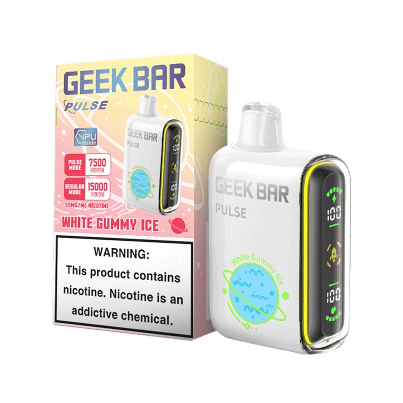 white gummy ice Geek Bar Pulse